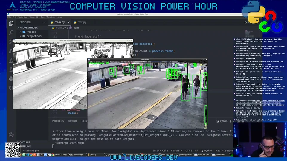 Computer Vision Live Stream